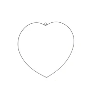 FRAME HART 30CM ZWART