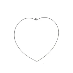 FRAME COEUR 30CM NOIR