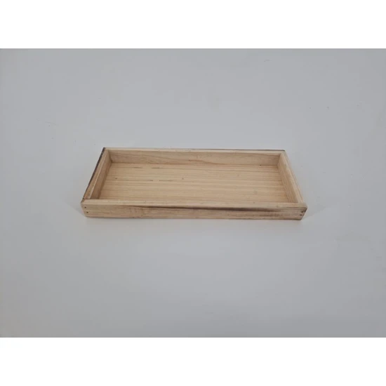 HOUTEN BAKJE 26X11CM WHITE WASH 864/165