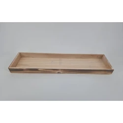 HOUTEN BAKJE 60X16CM WHITE WASH 