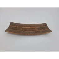 SCHAAL HOUT GEBOGEN BRUIN 43X19X7CM 