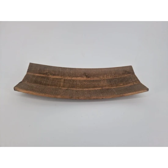 SCHAAL HOUT GEBOGEN BRUIN 43X19X7CM