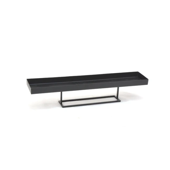 TRAY RECHTHOEK OP VOET 50X10 H10