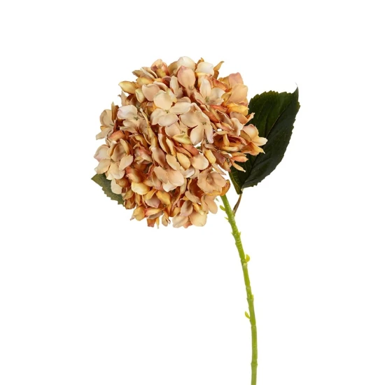 HORTENSIA 55CM JAUNE/ORANGE