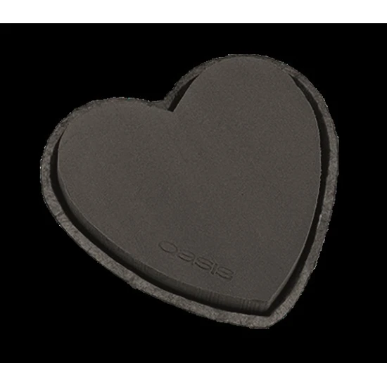 BLACK BIOLIT HART 25.5X28X4CM 2ST