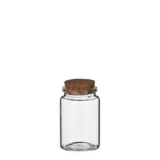 BOUTEILLE TRANSPARANTE H7.5 H4.5CM 12PCS