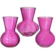 VAAS KRISTAL D13 H18 FUCHSIA 1ST
