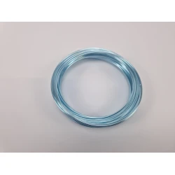 FIL ALUMINIUM 2.0MM BLEU 100GR +/-12M