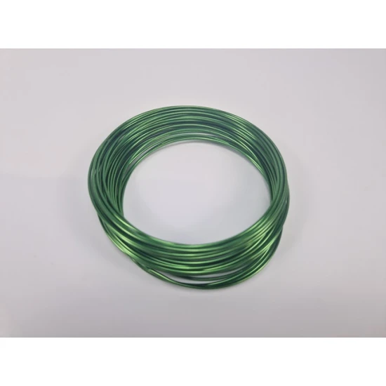 FIL ALUMINIUM 2.0MM VERT OLIVE 100GR +/-12M