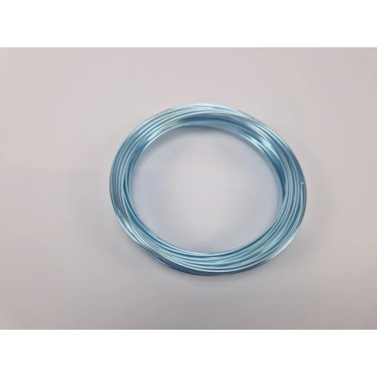 ALUMINIUMDRAAD 2MM +/-12M BLAUW PASTEL