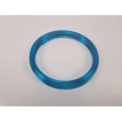 ALUMINIUMDRAAD 2MM +/-12M TURQUOISE
