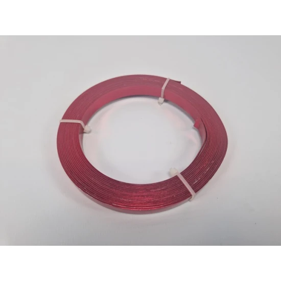 FIL ALUMINIUM FLAT 10MMX5MX1MM ROUGE