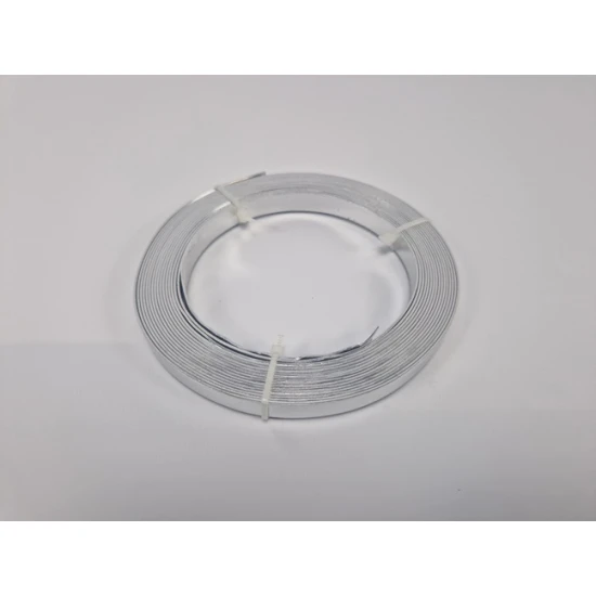 FIL ALUMINIUM FLAT 10MMX5MX1MM ARGENT