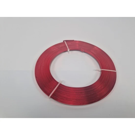 FIL ALUMINIUM FLAT 5MMX10MX1MM ROUGE