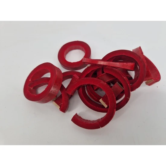 ANNEAUX DE BAMBOU ROUGE