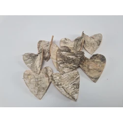 BERKENSCHORS HARTJES 10CM 10ST