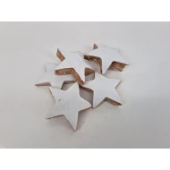 ETOILES DE COCO 7CM BLANCS 100PCS