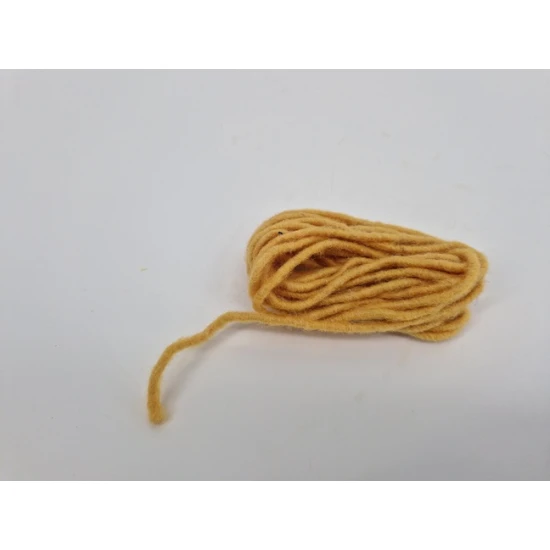 DOCHTFADEN +/-5M GEEL