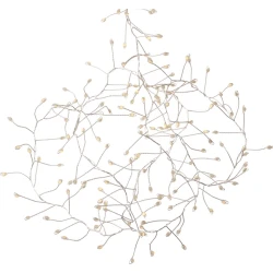 CLUSTER GUIRLANDE LED (INDOOR & OUTDOOR) 240L/2.4M  WARM WHITE IP44 24V/3VA