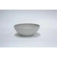 ECO FRIENDLY POT WHITE STONE 25.4*9.2CM    