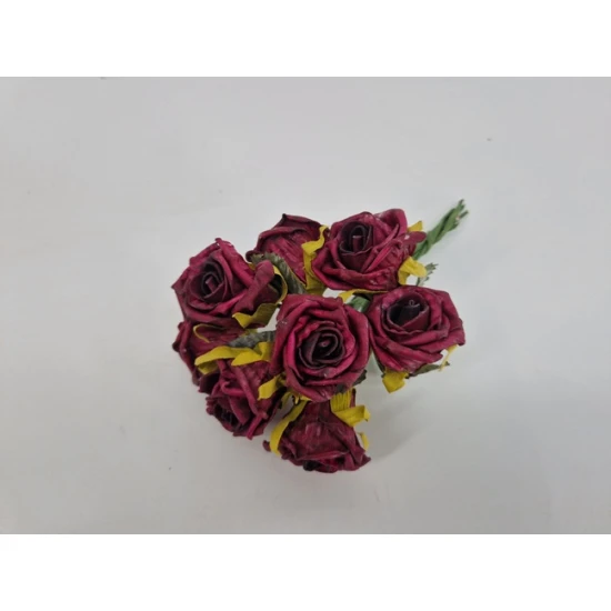 FOAM ROSE ELEGANT 5CM BORDEAUX