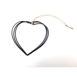 FRAME COEUR 10CM TRIPLE NOIR