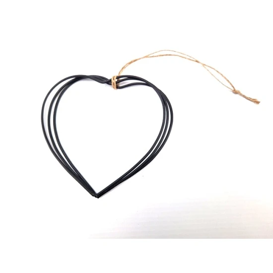 FRAME COEUR 10CM TRIPLE NOIR