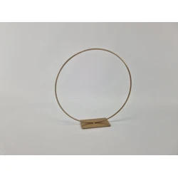 FRAME BRACELET SUR SOCLE 25CM OR