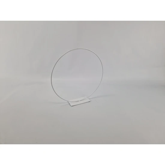 FRAME RING ON BASE 25CM WHITE
