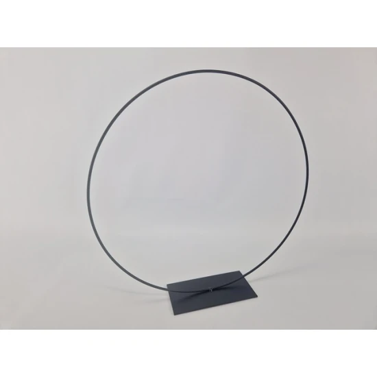 FRAME RING ON BASE 40CM BLACK
