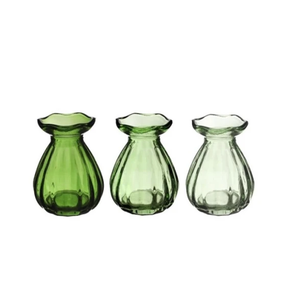 GLAS VAASJE D7 H9 GROEN 12ST