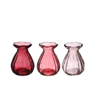 GLAS VAASJE D7 H9 ROZE 12ST