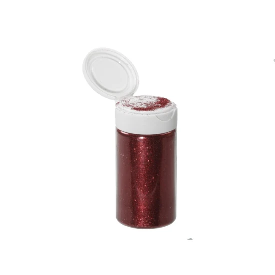 GLITTERPOEDER 100GR ROOD