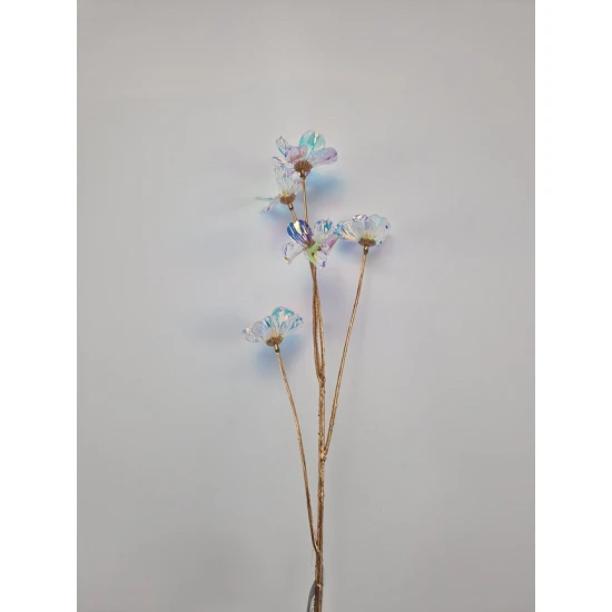 HOLOGRAFIC COSMOS SPRAY ALBERTA PEARL 62CM