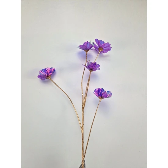 HOLOGRAFIC COSMOS SPRAY ALBERTA PURPLE 62CM