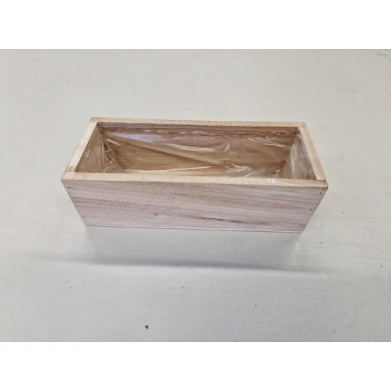 COUPE EN BOIS WHITE WASH 19X8X6CM