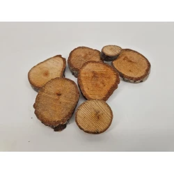 WOODEN SLICES NATURAL +/-250GR