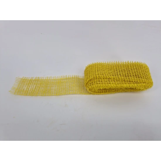 JUTE 5CM X +/-5M GEEL