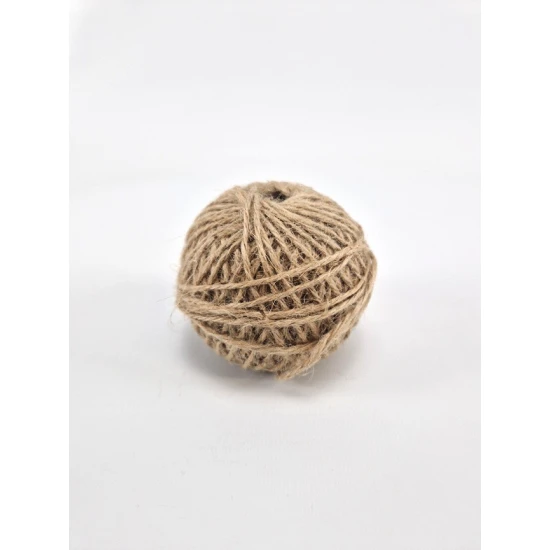 JUTE BINDING CORD 2DR +/-100GR NATURAL