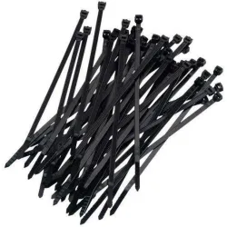CABLE BAND 370X7.6MM BLACK 100PCS