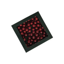 KERSTBOLLEN 20MM DARK RED COMBI 144ST