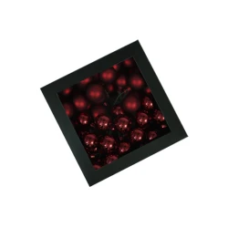 KERSTBOLLEN 30MM DARK RED COMBI 72ST