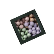 KERSTBOLLEN 30MM PINE PASTEL 72ST