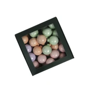 KERSTBOLLEN 40MM PASTEL OPAL 36ST