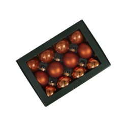KERSTBOLLEN 57MM MANDARIN 12ST