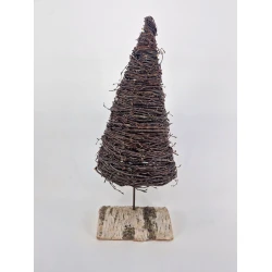 KERSTBOOM BERK OP VOET BERK 40/60CM NATUREL 