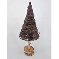 KERSTBOOM BERK OP VOET BERK 40/70CM NATUREL 