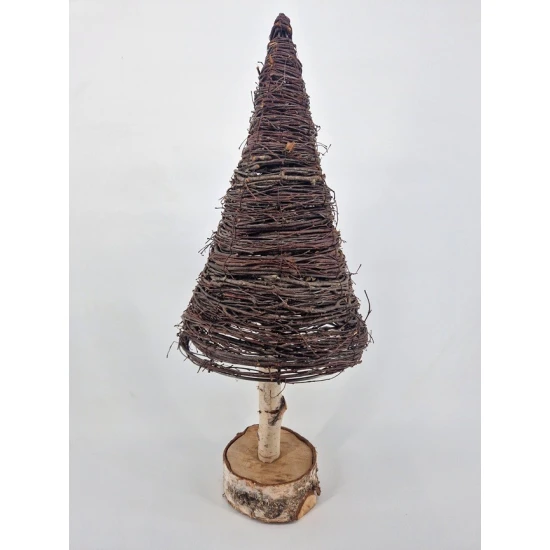 KERSTBOOM BERK OP VOET BERK 40/70CM NATUREL