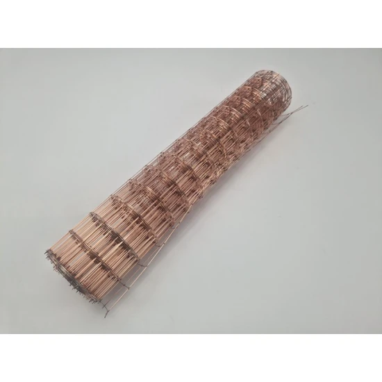 ROULEAU DE GRILLAGE CUIVRE  35CM X +/-5M