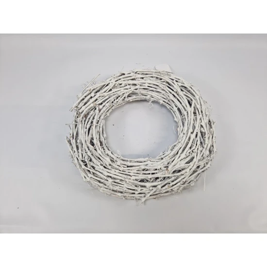 WREATH GRAPEWOOD WHITE WASH 40CM